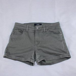 Aeropastale womens green 5 pocket shorts Sz. 8